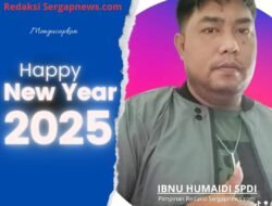 Pimpinan Redaksi Sergapnews.com Mengucapkan Selamat Tahun Baru 2025