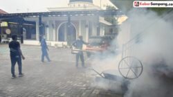 Cegah DBD, Puskesmas Banyuanyar Giatkan Fogging di Pemukiman Warga