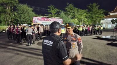 Bulan Suci Ramadhan, Polres Sampang Gelar Apel Dan Patroli Malam