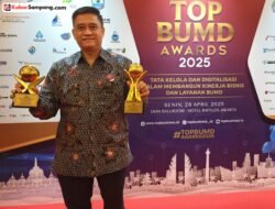dr. Bhakti Setiyo Tunggal Raih Penghargaan Top CEO BUMD di Ajang TOP BUMD Awards 2025