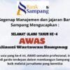 Ucapan Selamat dari Bank BAS Sampang Dalam Rangka HUT ke-4 Aliansi Wartawan Sampang (AWAS)