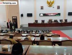 Bupati Sampang Sampaikan Nota Penjelasan Raperda RPJMD dalam Rapat Paripurna DPRD