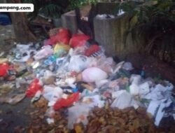 Bak Sampah Penuh, Warga Jalan Bahagia Terpaksa Buang Sampah di Luar
