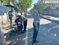 Operasi Tertib Lalu Lintas, Satlantas Sampang Sita 5 Motor dan 75 STNK